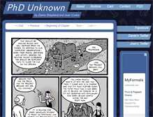 Tablet Screenshot of phdunknown.com